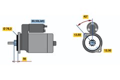BOSCH 0001107022 — Electromotor