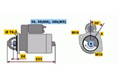 BOSCH 0001108157 — Стартер