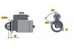 BOSCH 0001108220 — Electromotor