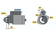 BOSCH 0001108228 — Electromotor