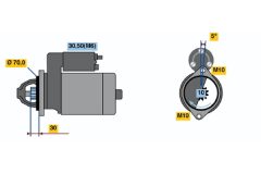 BOSCH 0001109262 — Стартер