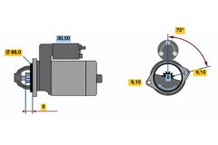 BOSCH 0001112032 — Стартер