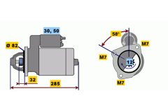 BOSCH 0001218020 — Стартер