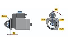 BOSCH 0001230022 — Стартер