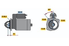 BOSCH 0001367039 — Стартер