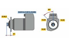 BOSCH 0001418012 — Стартер