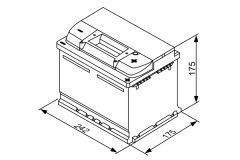 BOSCH 0092S30041 — Стартерный аккумулятор