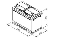BOSCH 0092T30320 — Baterie de pornire
