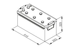 BOSCH 0092T30770 — Baterie de pornire
