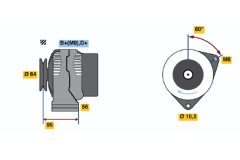 BOSCH 0120335006 — Генератор