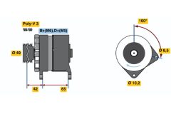 BOSCH 0120339547 — Генератор