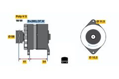 BOSCH 0120450027 — Генератор