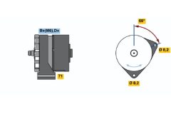 BOSCH 0120468009 — Генератор