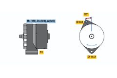 BOSCH 0120469014 — Генератор