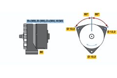 BOSCH 0120469036 — Генератор