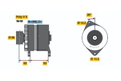 BOSCH 0120469034 — Alternator