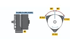 BOSCH 0120488277 — Генератор
