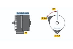 BOSCH 0120469588 — Генератор