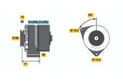 BOSCH 0120469589 — Генератор