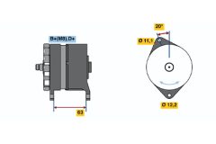 BOSCH 0120469646 — Alternator