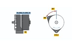 BOSCH 0120469734 — Генератор