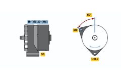 BOSCH 0120469862 — Генератор
