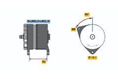 BOSCH 0120469908 — Генератор