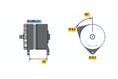 BOSCH 0120469915 — Alternator