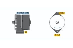 BOSCH 0120469923 — Генератор