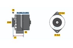 BOSCH 0120469924 — Генератор