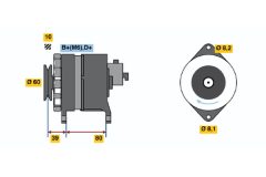 BOSCH 0120488012 — Генератор