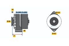 BOSCH 0120488159 — Генератор