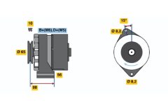 BOSCH 0120488187 — Генератор