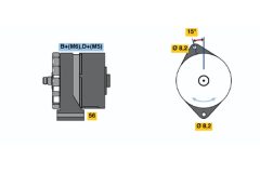 BOSCH 0120488192 — Генератор