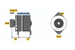 BOSCH 0120488201 — Генератор