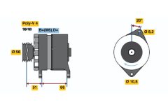 BOSCH 0120488215 — Генератор