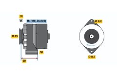 BOSCH 0120488255 — Генератор
