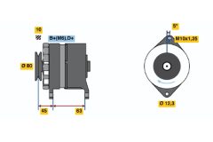 BOSCH 0120488280 — Генератор