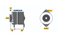 BOSCH 0120488284 — Alternator