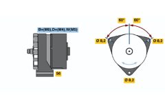 BOSCH 0120489023 — Генератор