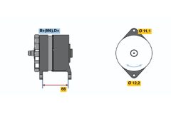 BOSCH 0120489134 — Alternator