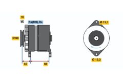 BOSCH 0120489135 — Генератор