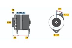 BOSCH 0120489348 — Alternator
