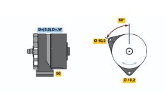 BOSCH 0120489469 — Alternator