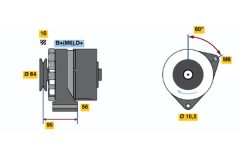 BOSCH 0120489476 — Генератор