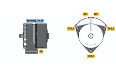 BOSCH 0120489710 — Генератор