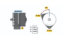 BOSCH 0120489917 — Генератор
