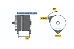 BOSCH 0120689543 — Генератор