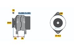 BOSCH 0123100002 — Генератор