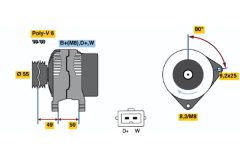 BOSCH 0123320006 — Генератор